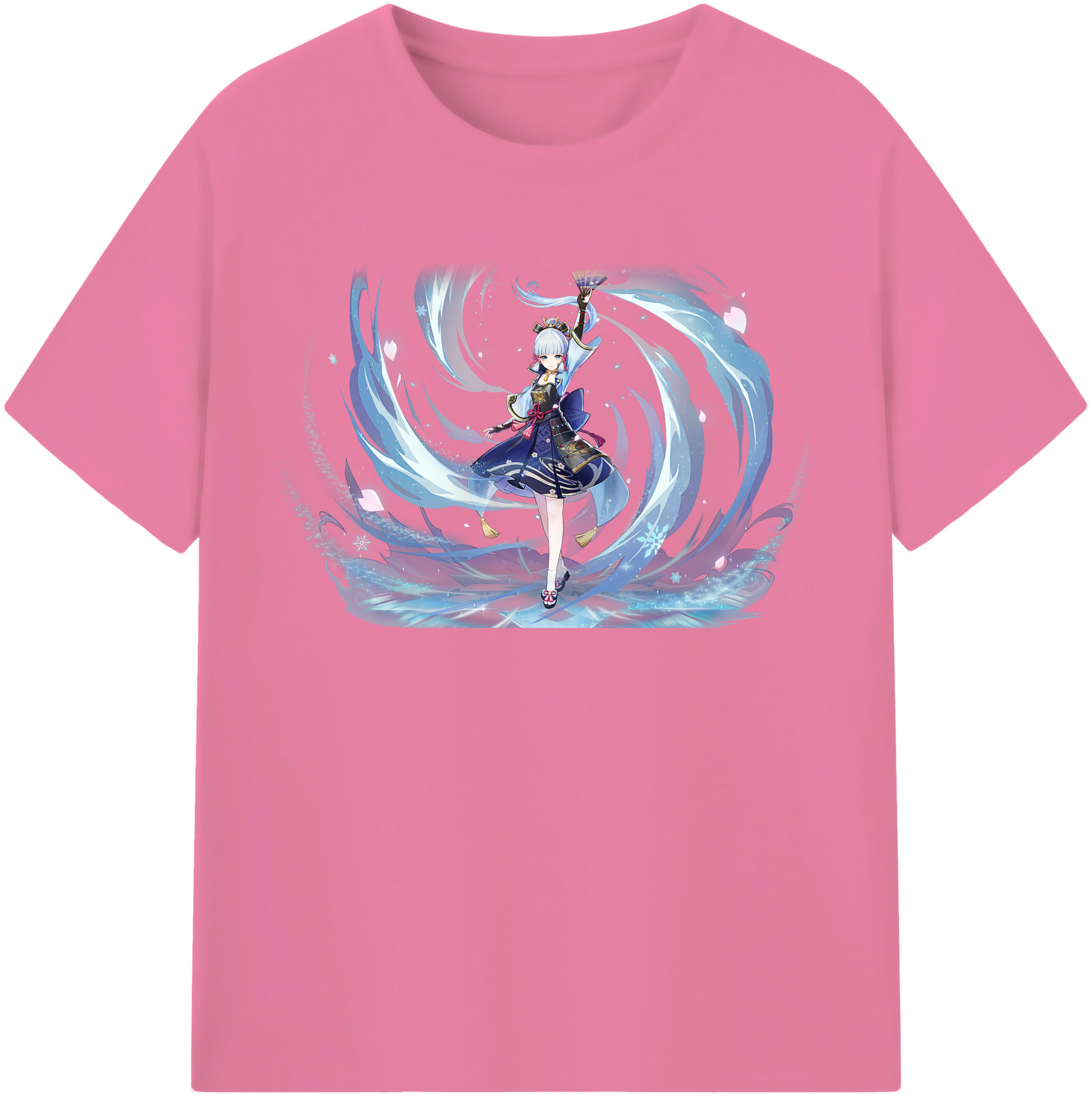 げんし神 神里綾華 神宮寺レン genshin Kamimiya Ren 綿100％半袖Tシャツ（フロントプリント）